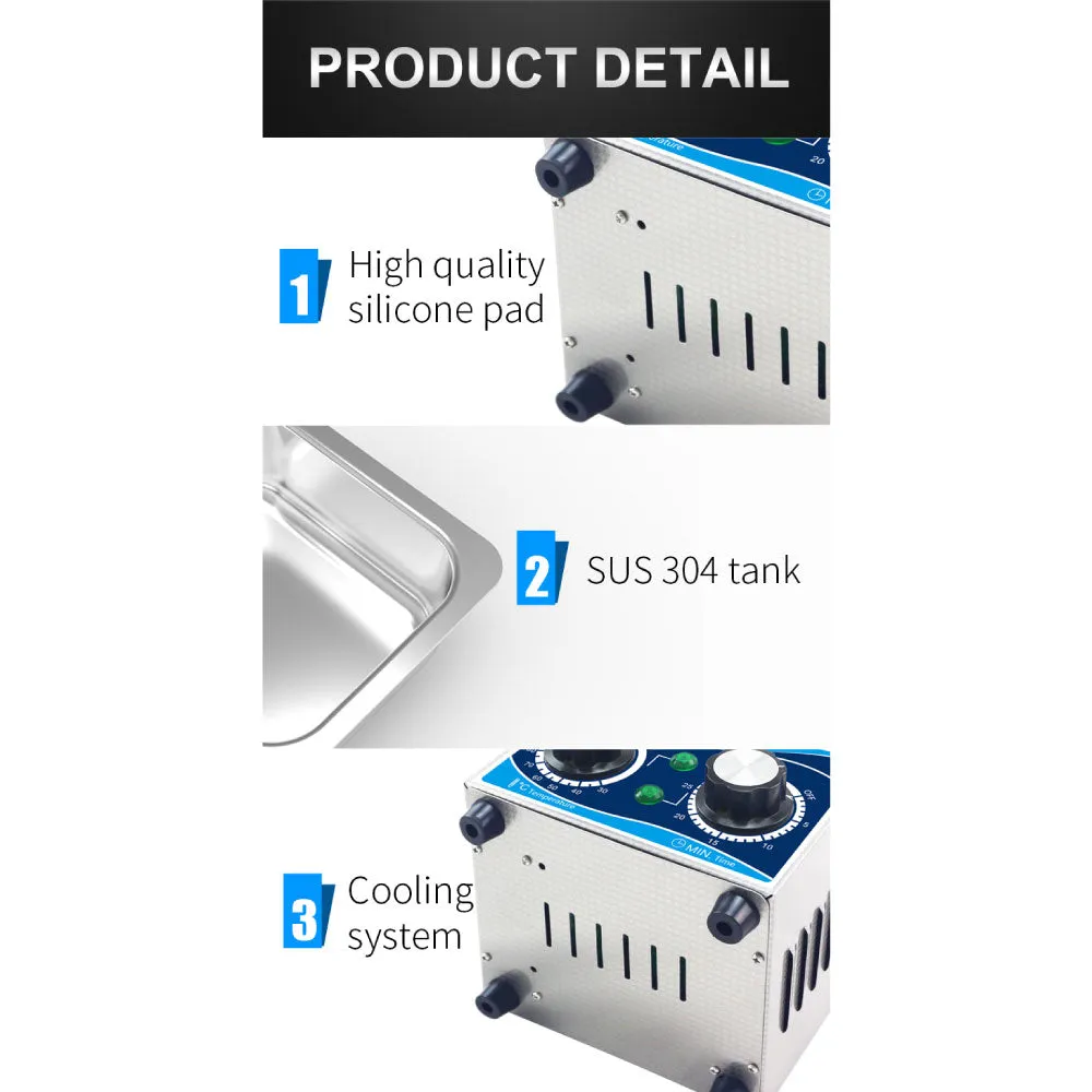 4.5L Digital Ultrasonic Cleaner | Ultra Sonic Bath | Jewellery & Watch Cleaning