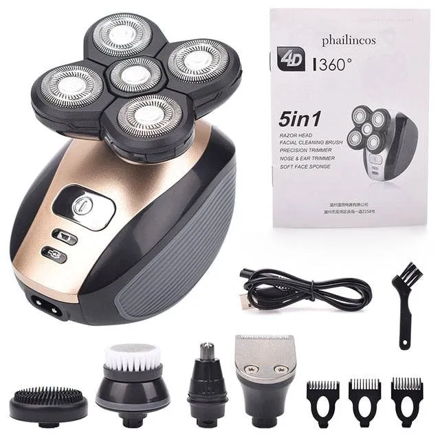 5 In 1  Bald Head Electric Shaver