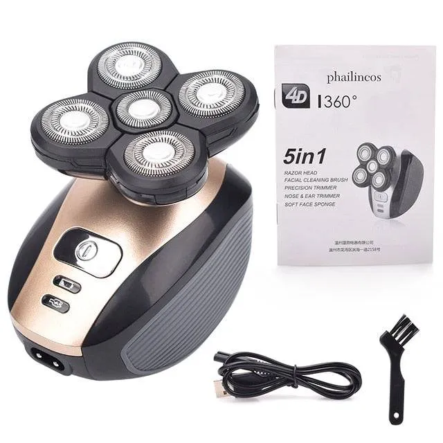 5 In 1  Bald Head Electric Shaver