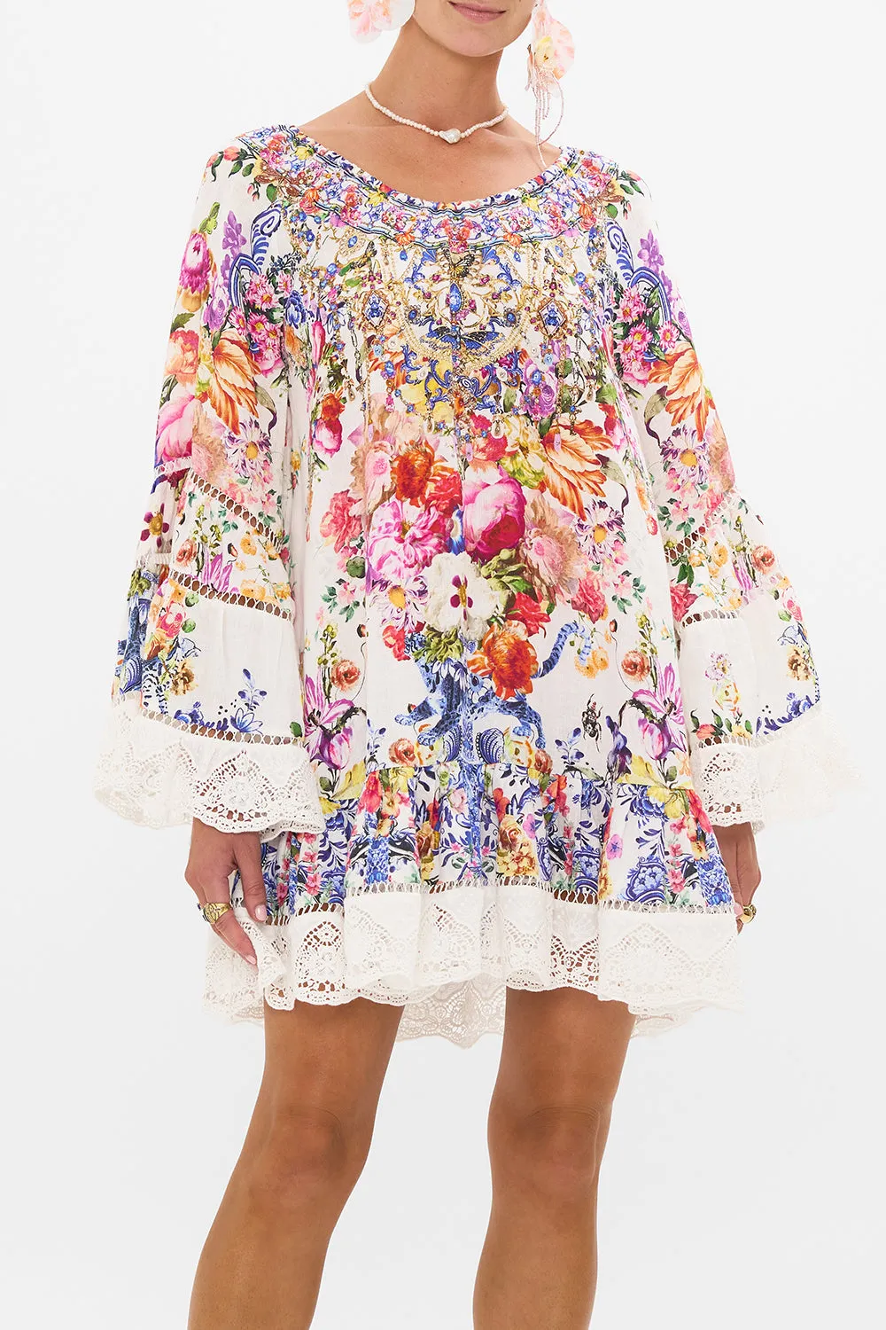 A LINE FRILL DRESS DUTCH IS LIFE