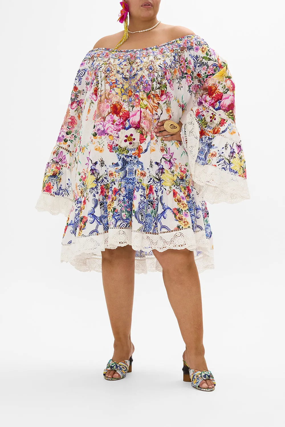 A LINE FRILL DRESS DUTCH IS LIFE
