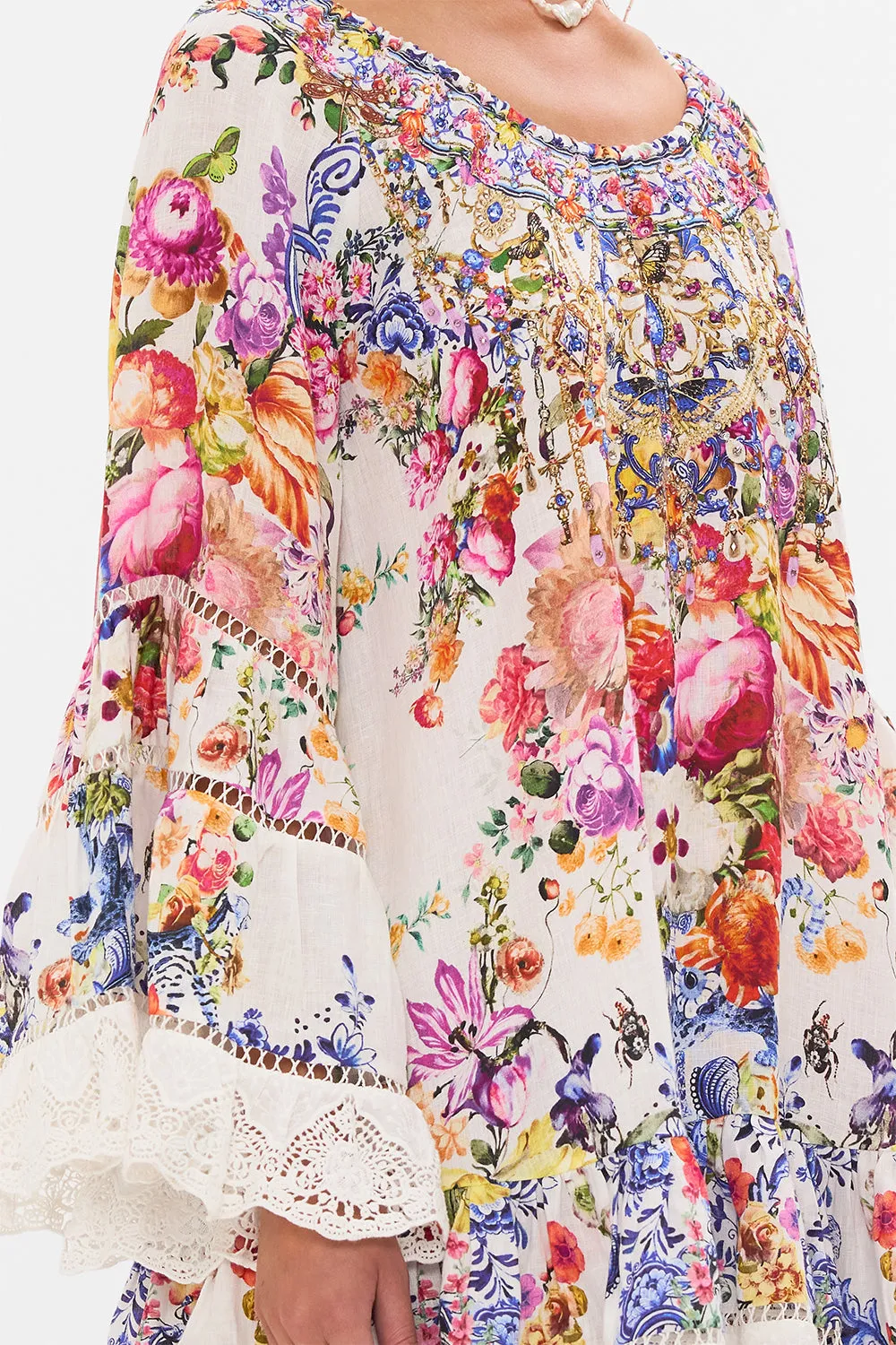 A LINE FRILL DRESS DUTCH IS LIFE