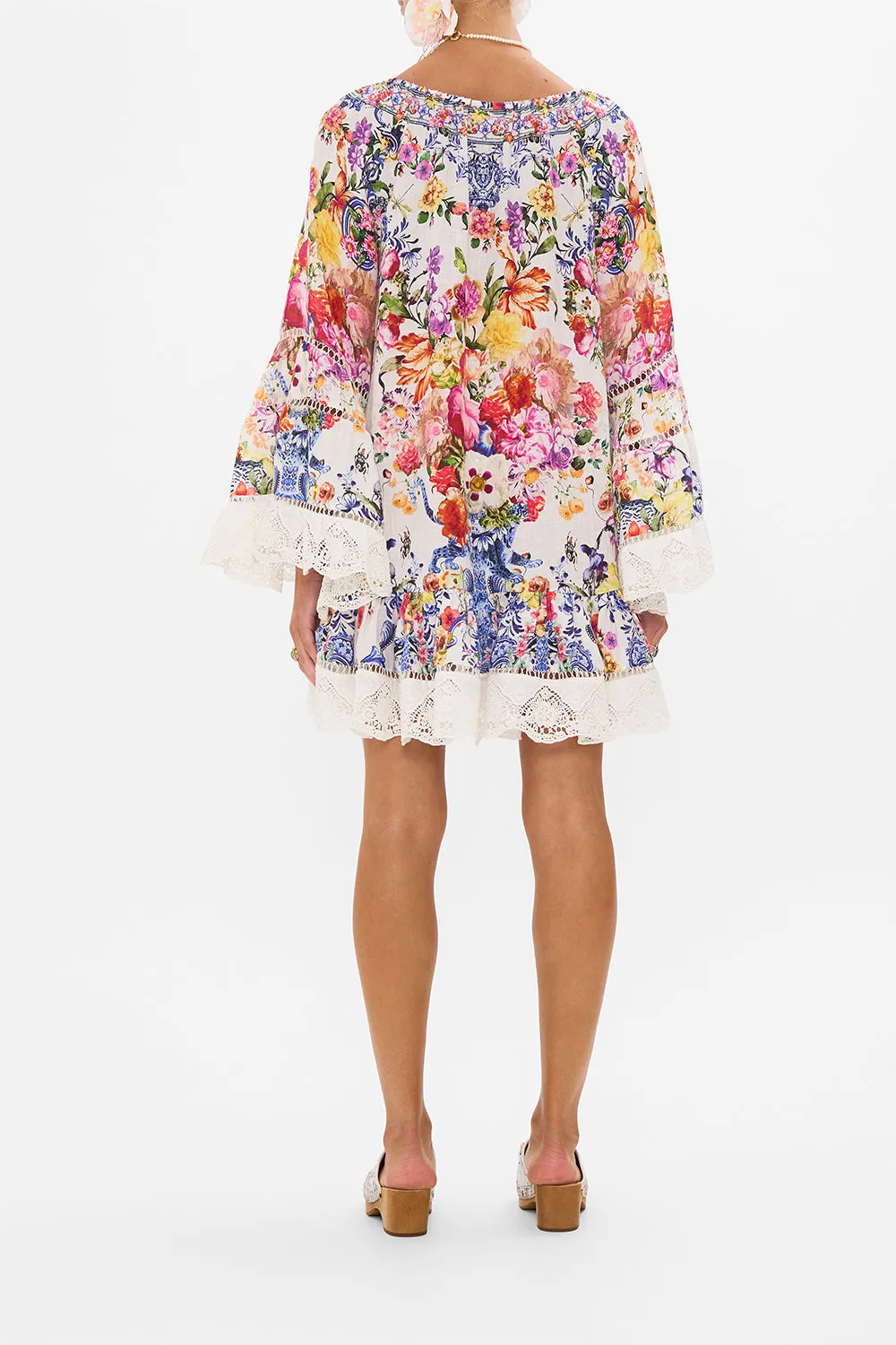 A LINE FRILL DRESS DUTCH IS LIFE