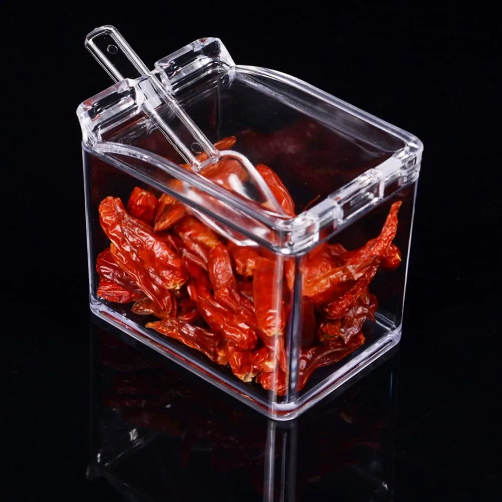 Acrylic Seasoning Box for Salt & Pepper