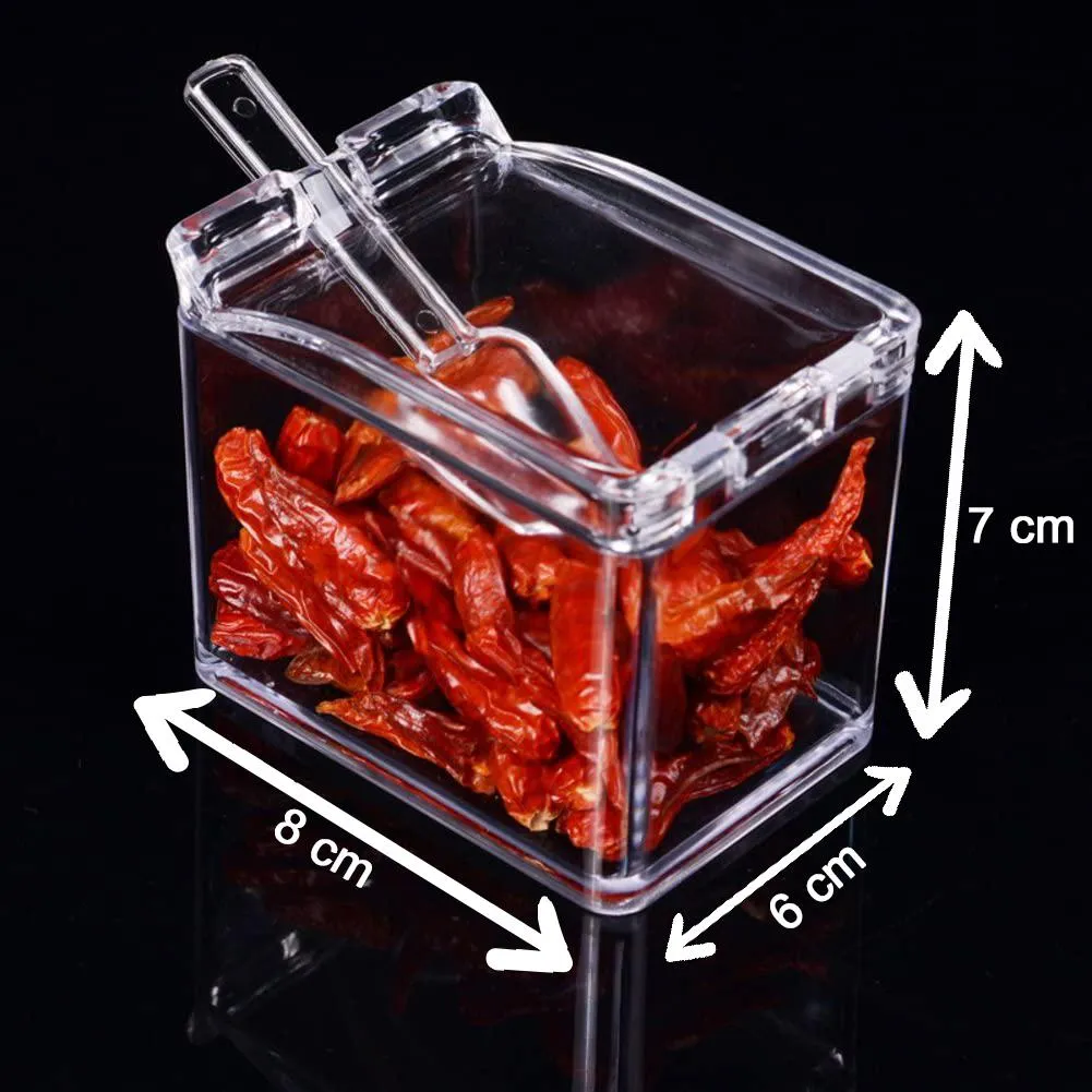 Acrylic Seasoning Box for Salt & Pepper