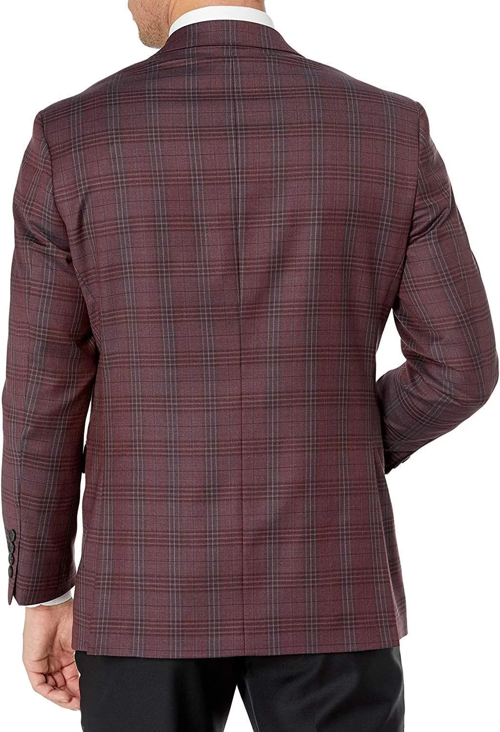 Adam Baker Men's Single Breasted Ultra Slim Fit Wool Blazer/Sport Coat - Many Styles and Colors