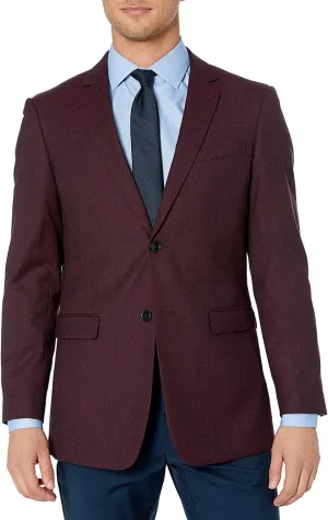 Adam Baker Men's Single Breasted Ultra Slim Fit Wool Blazer/Sport Coat - Many Styles and Colors