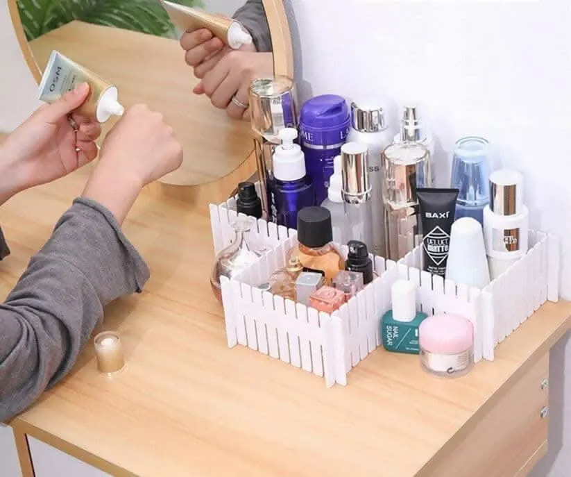Adjustable Plastic Drawer Dividers for Home & Office (Any Color)