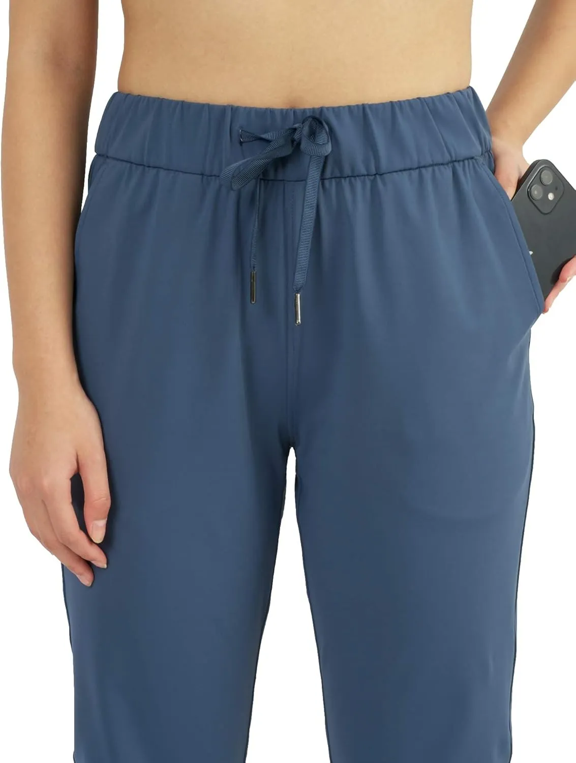 AJISAI Women's Joggers Pants Drawstring Running Sweatpants with Pockets Lounge Wear