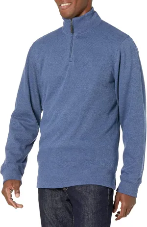 Amazon Essentials Men's Quarter-Zip French Rib Sweater, Casual Wear
