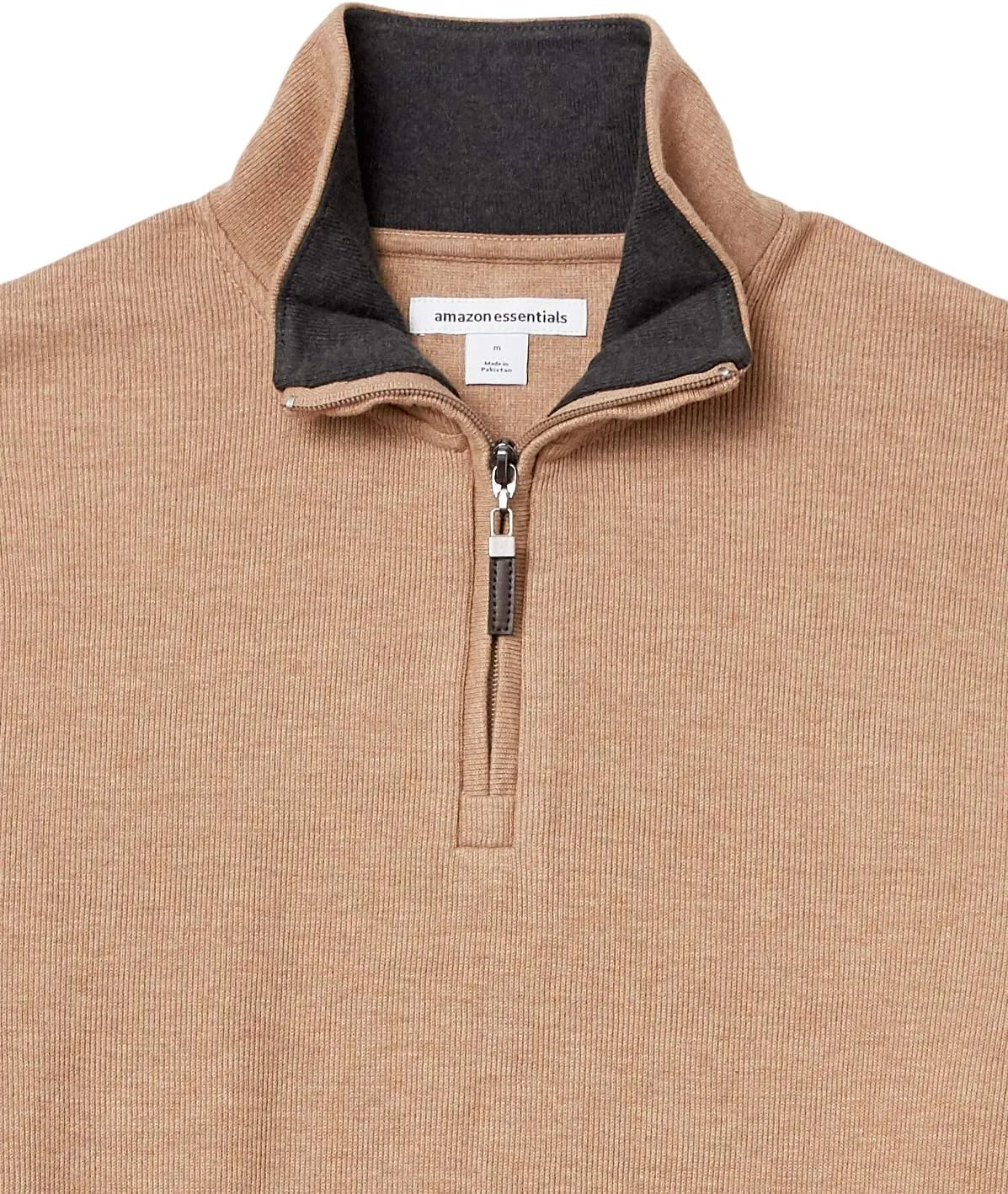 Amazon Essentials Men's Quarter-Zip French Rib Sweater, Casual Wear