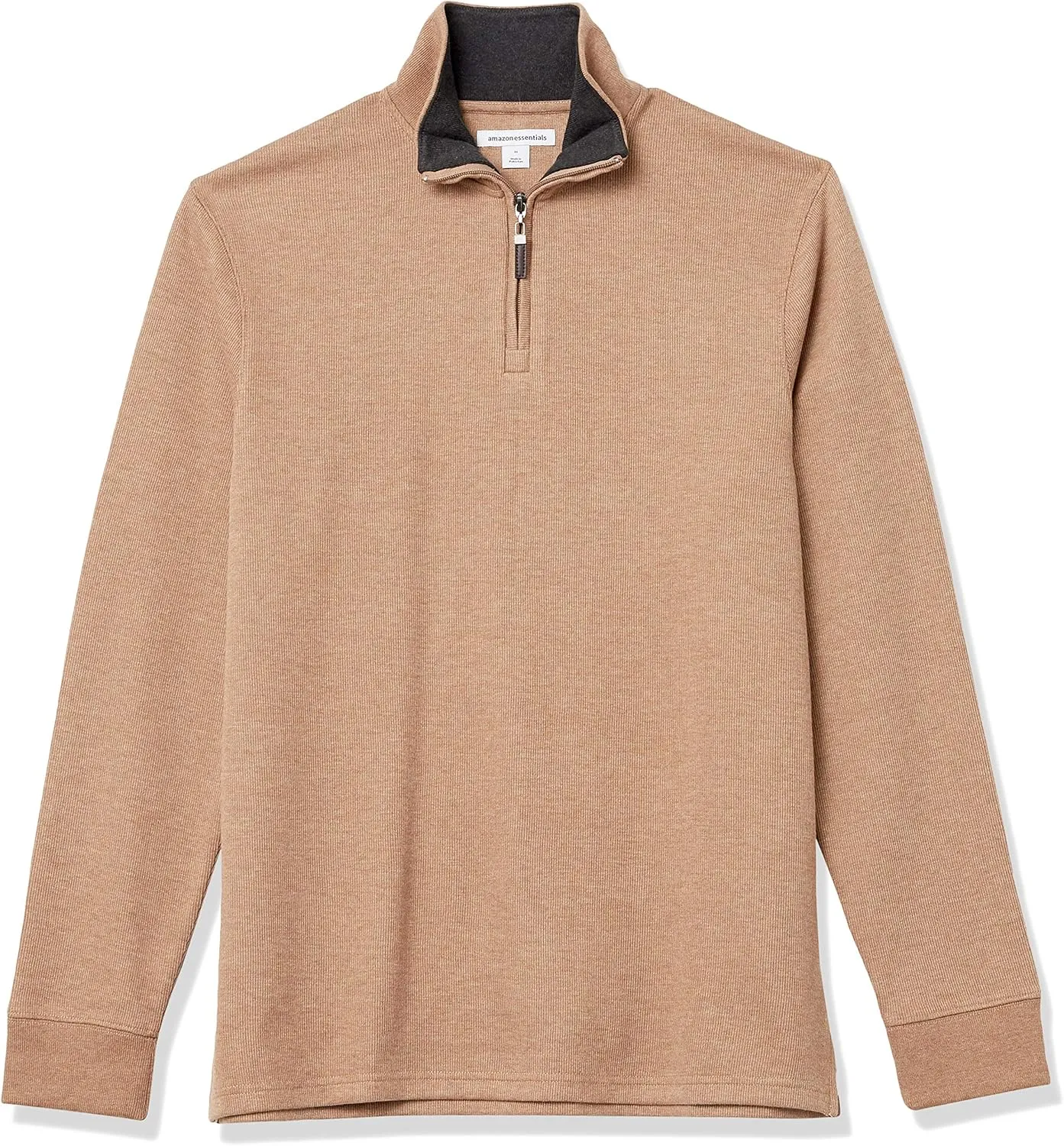 Amazon Essentials Men's Quarter-Zip French Rib Sweater, Casual Wear