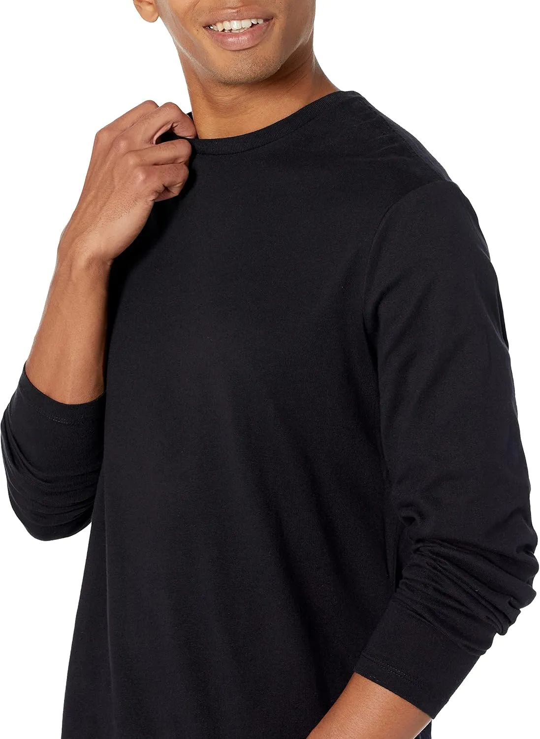 Amazon Essentials Slim-Fit Long Sleeve Shirt for Men, Pocket and No Pocket Styles