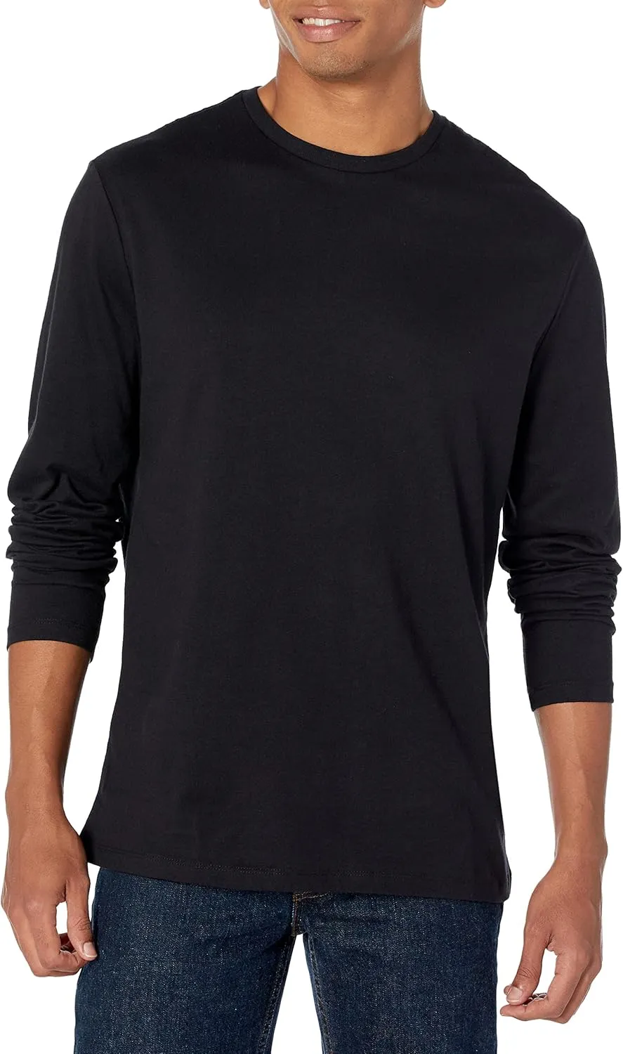 Amazon Essentials Slim-Fit Long Sleeve Shirt for Men, Pocket and No Pocket Styles