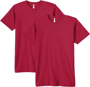 American Apparel Adult Fine Jersey T-Shirt, Style G2001, Multipack