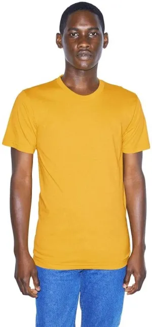 American Apparel Men's Organic Fine Jersey Crewneck Short Sleeve T-Shirt