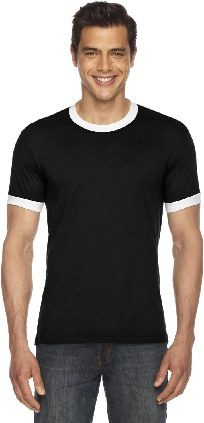 American Apparel Unisex 50/50 Crewneck Short Sleeve T-Shirt - USA Collection