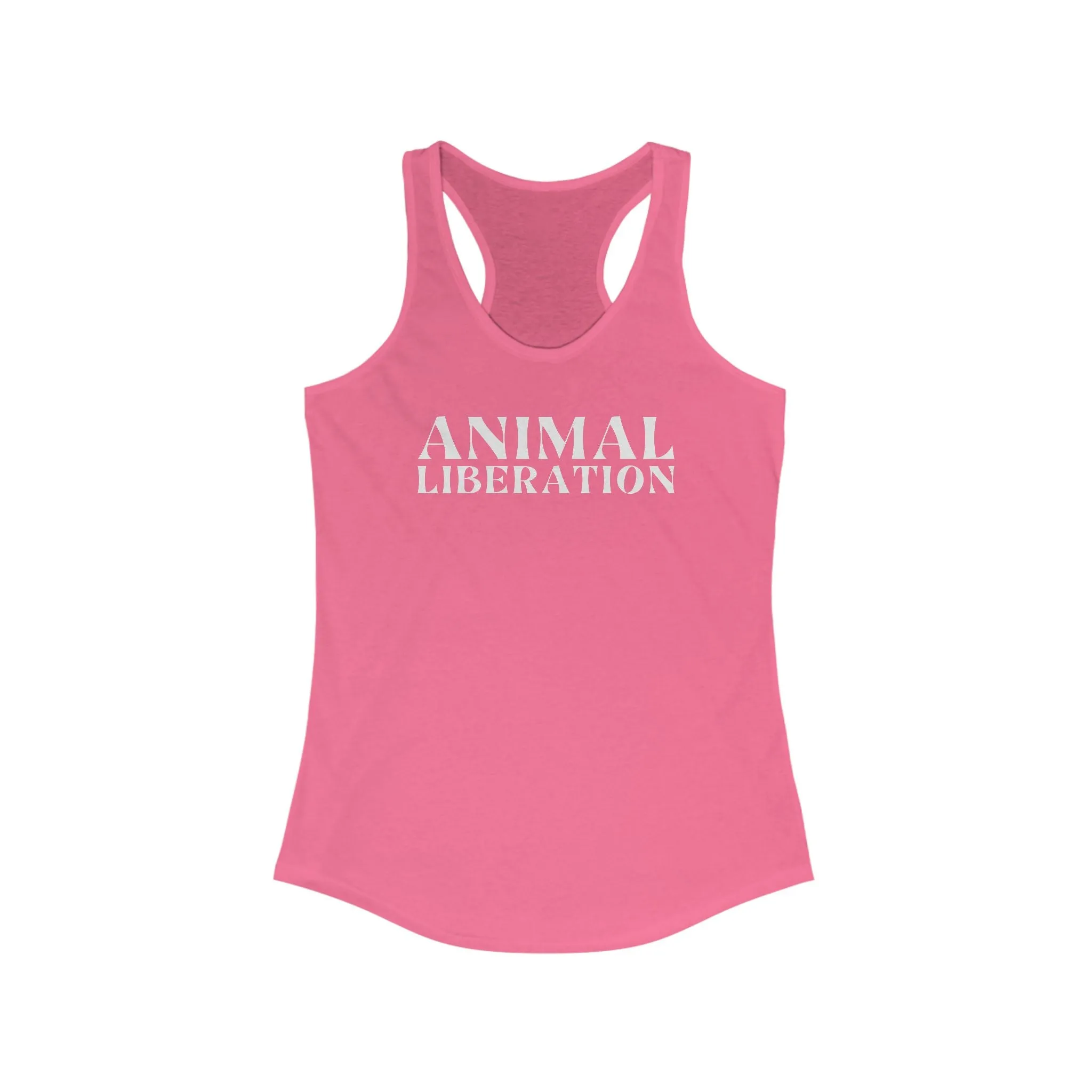 Animal Liberation Women's Ideal Racerback Tank