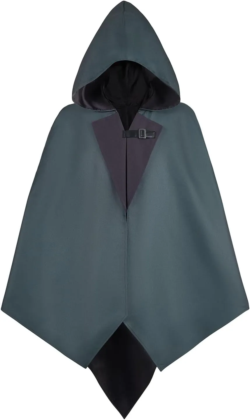 Anime Cosplay Costume Cloak Adult Women Printed Hooded Robe Outfits for Game Suits