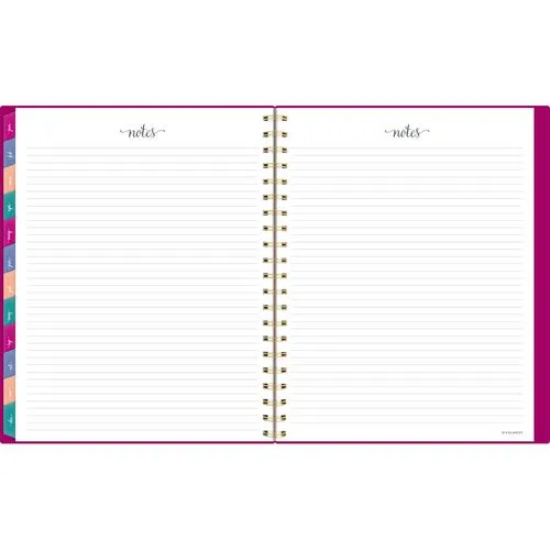 AT-A-GLANCE Harmony Weekly/monthly Poly Planner Weekly: Vertical Format 11x9.38 Purple/gold Cover 13-month (jan To Jan): 2025-2026