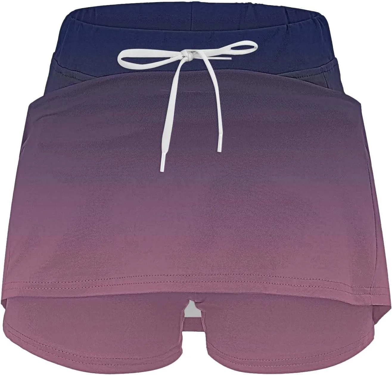 Athletic Skorts for Women with Pockets Plus Size Tummy Control Drawstrings High Waisted Tennis Skirts Yoga Shorts