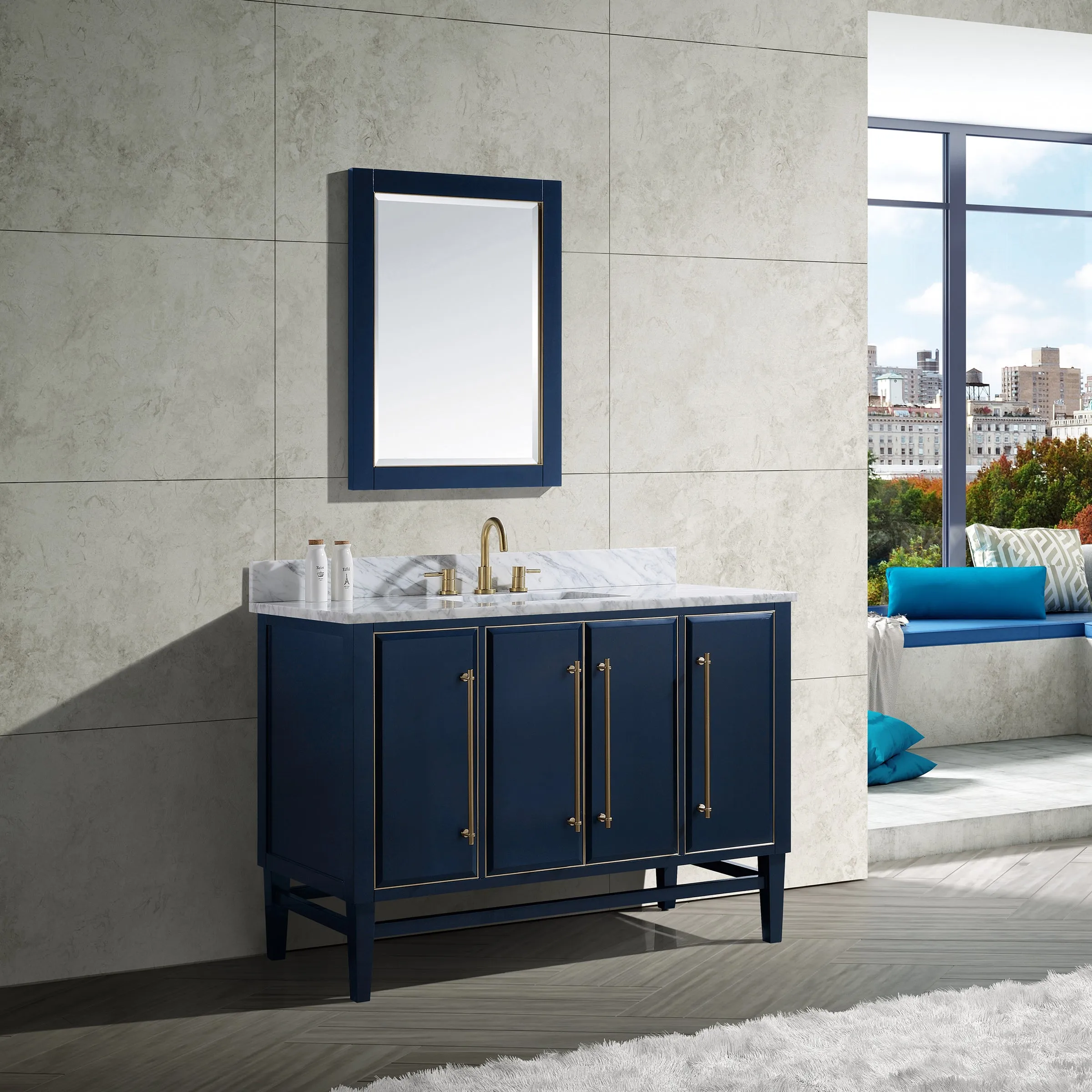 Avanity Mason 48" Vanity only MASON-V48-NBG