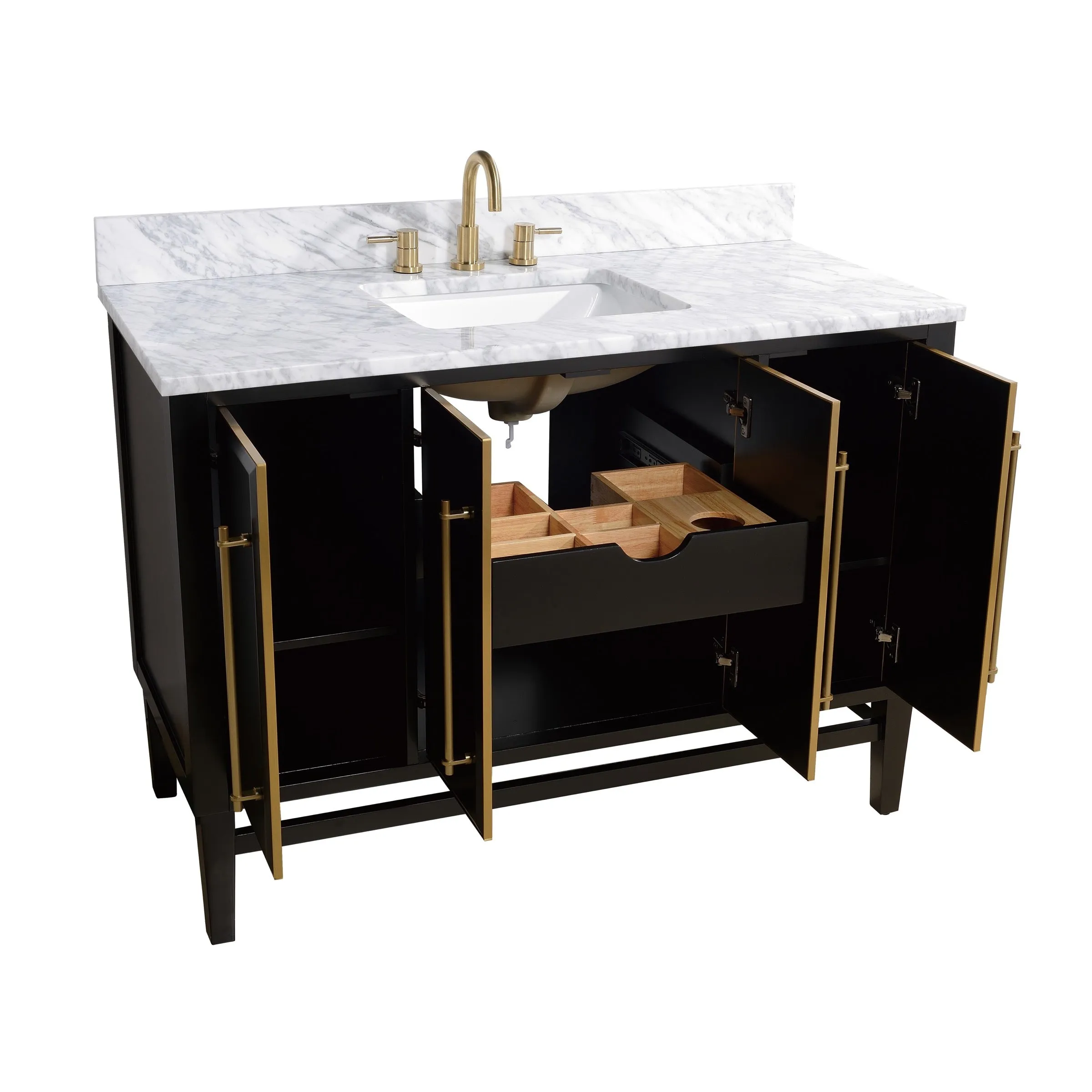 Avanity Mason 49" Vanity Combo MASON-VS49-BKG-C