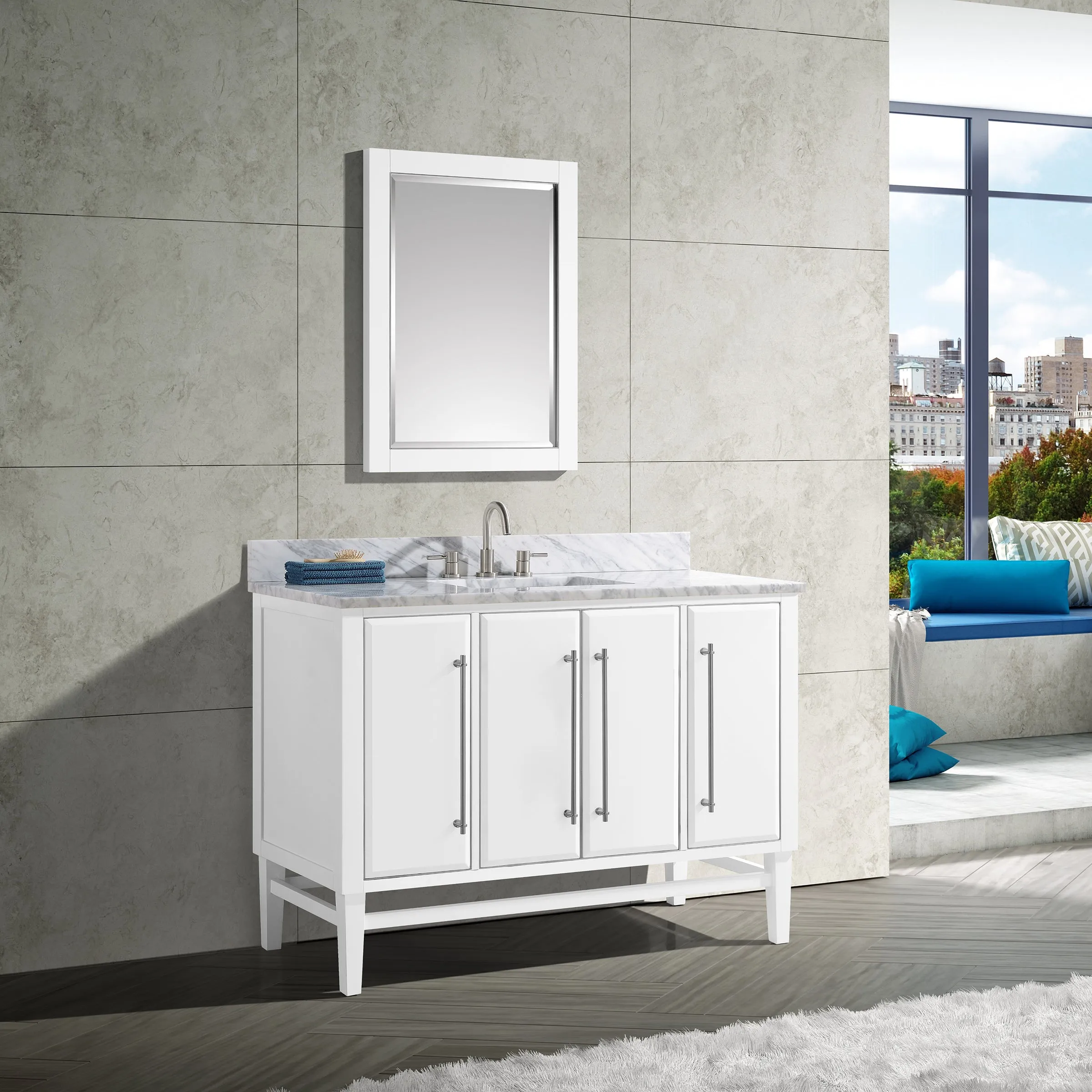 Avanity Mason 49" Vanity Combo MASON-VS49-WTS-C