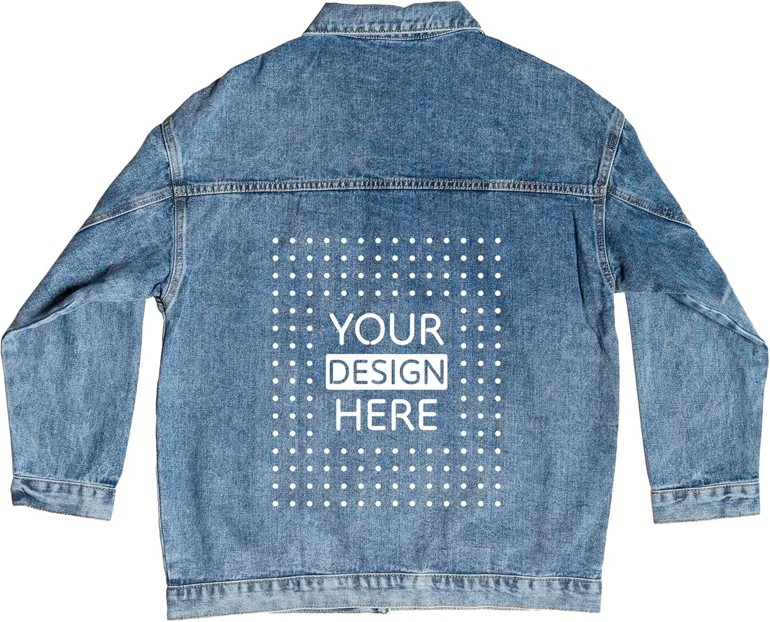 Awkward Styles Personalized Men's Denim Jacket Custom Personal Denim Look Add Your Text Photo Your Own Denim Outfit