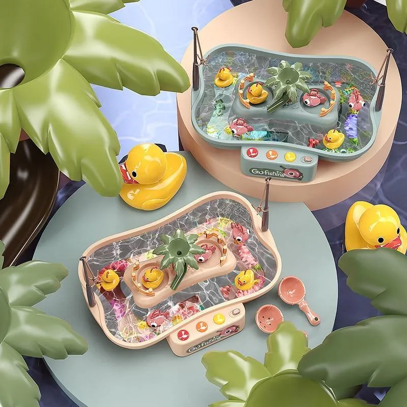 Baby Fishing Board Bathing Toy Game