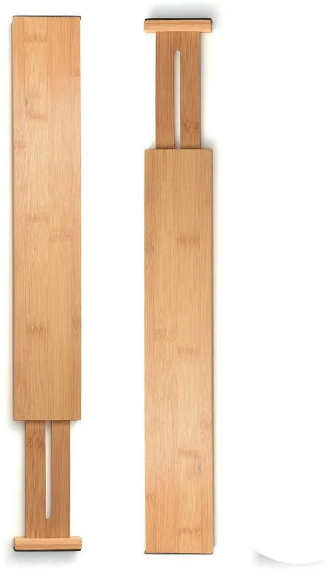 Bamboo Adjustable Drawer Dividers