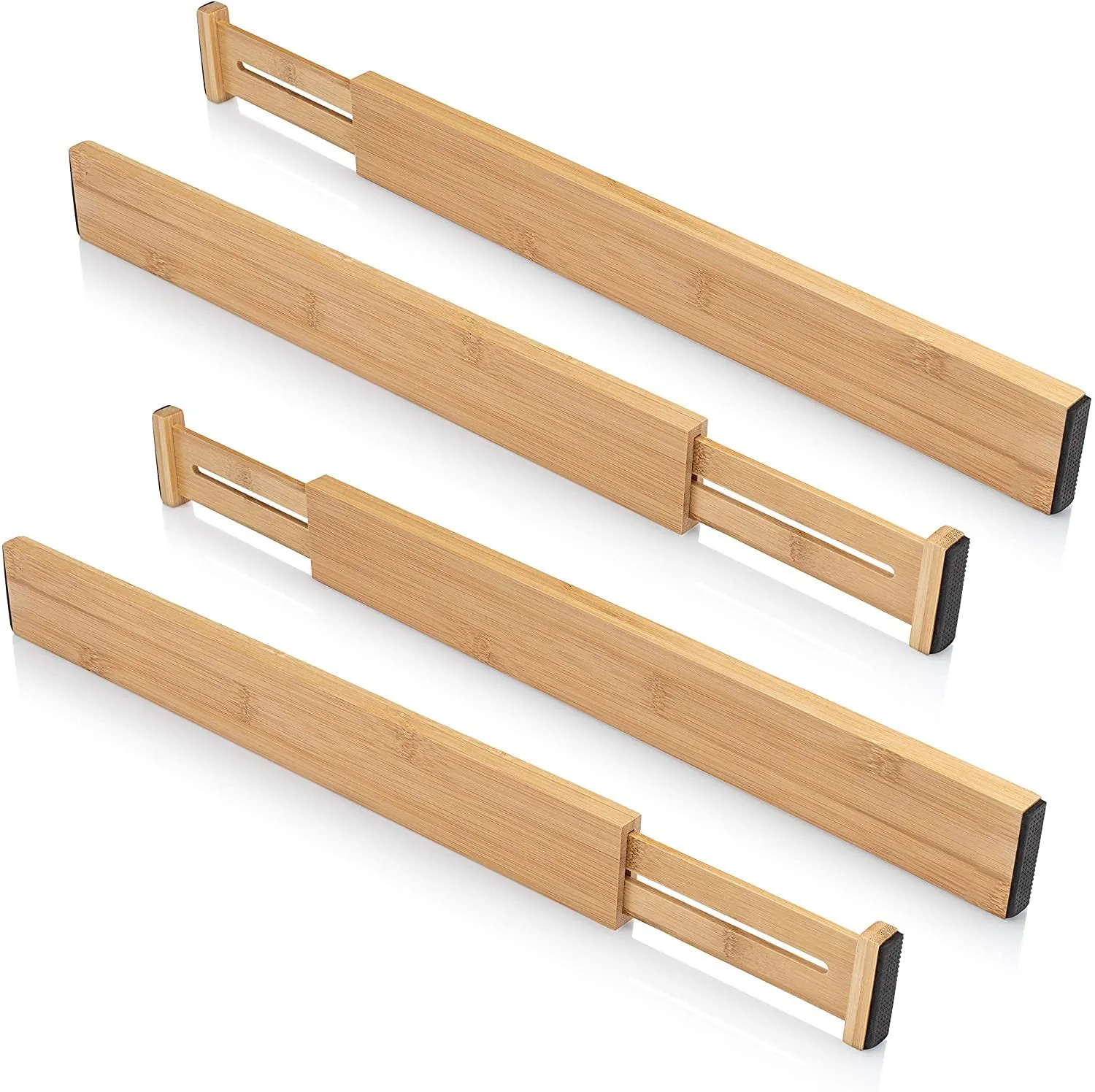 Bamboo Adjustable Drawer Dividers