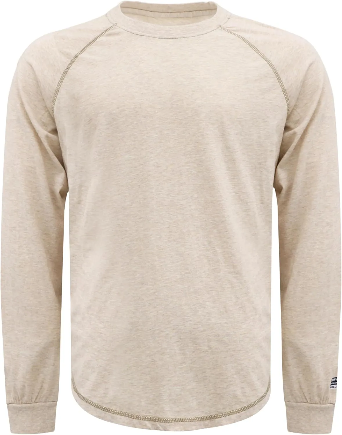 BOCOMAL FR Shirts for Summer 4oz EX Light Weight Flame Resistant Base Layer CAT1 Fire Retardant Crew Shirt