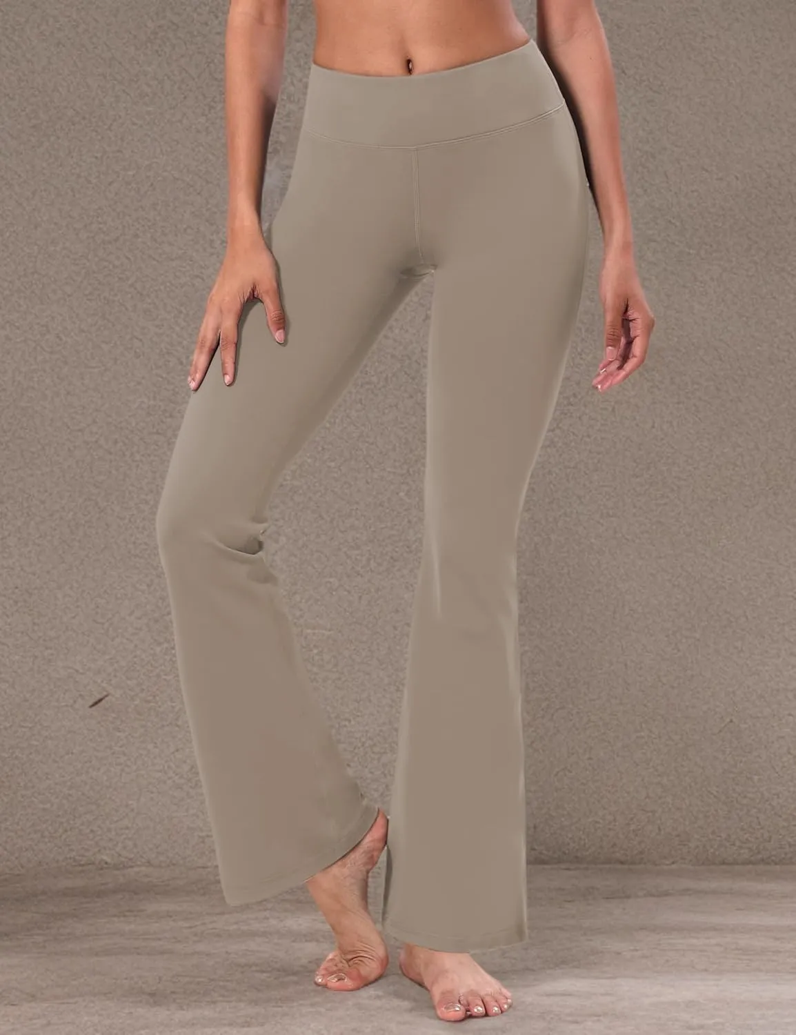BUBBLELIME 29"/31"/33"/35" 3 Styles Women's Bootcut Yoga Pants Basic/Back Pockets High Waist Workout Tummy Control Flare