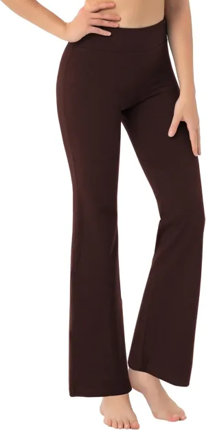BUBBLELIME 29"/31"/33"/35"/37" 3 Styles Women's High Waist Bootcut Yoga Pants Basic/Side Pockets Tummy Control Workout Flared