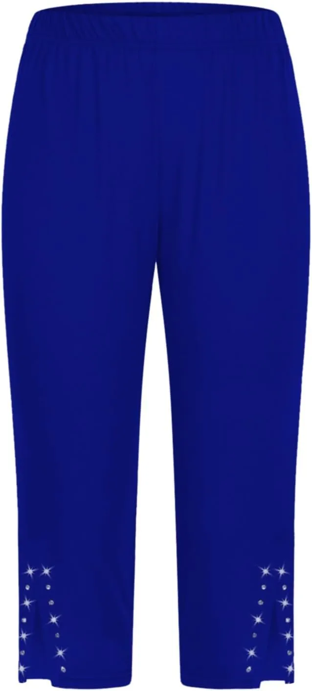 Capri Leggings for Women 2025 Trendy Casual Plus Size Yoga Pants Slim Fit Comfy Stretchy Workout Vacation Outfits