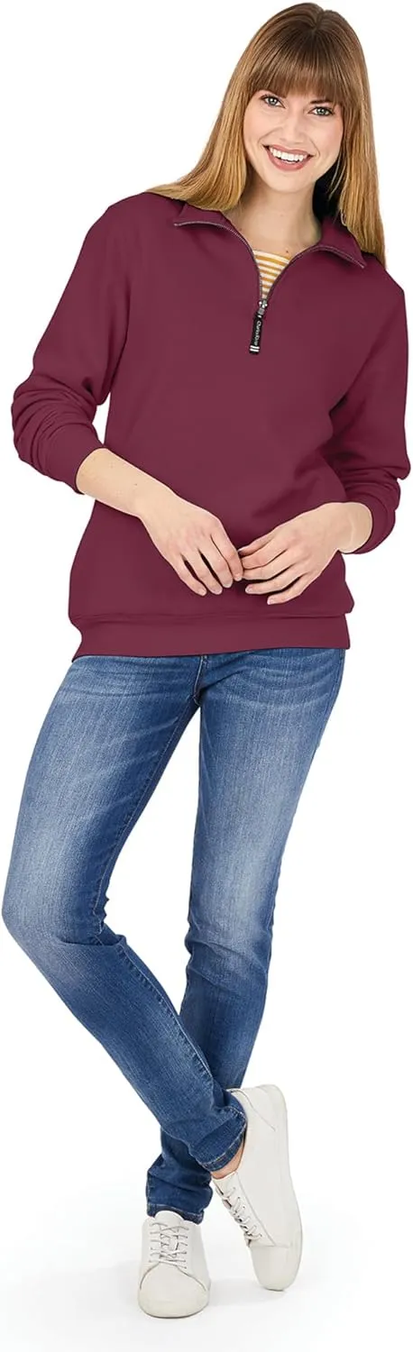 Charles River Apparel Men's Crosswind Quarter Zip Sweatshirt (Regular & Big-Tall Sizes)