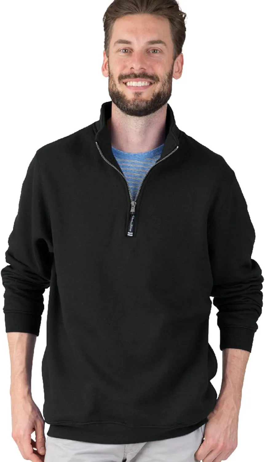 Charles River Apparel Men's Crosswind Quarter Zip Sweatshirt (Regular & Big-Tall Sizes)