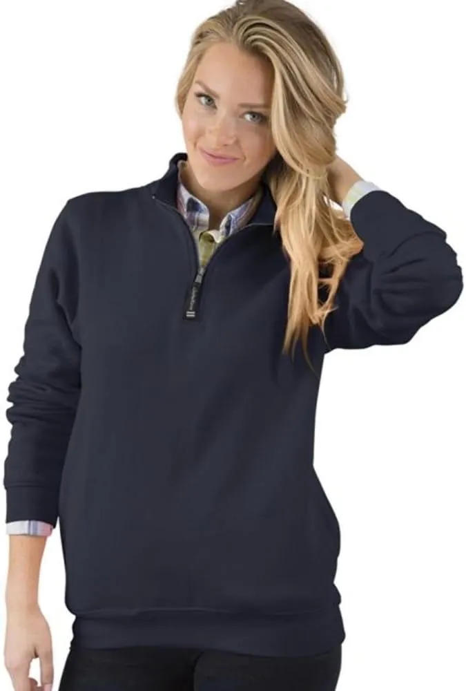 Charles River Apparel Men's Crosswind Quarter Zip Sweatshirt (Regular & Big-Tall Sizes)