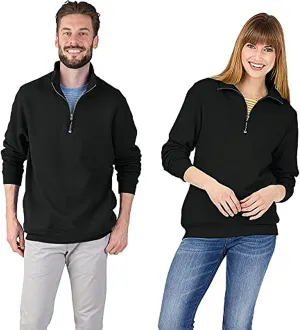 Charles River Apparel Men's Crosswind Quarter Zip Sweatshirt (Regular & Big-Tall Sizes)