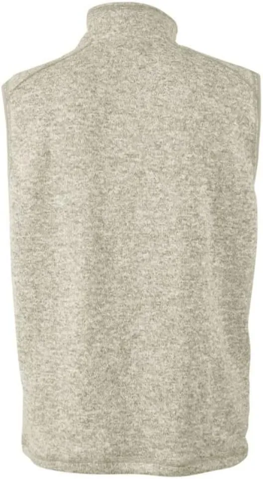 Charles River Apparel Men's Pacific Heathered Sweater Fleece Vest