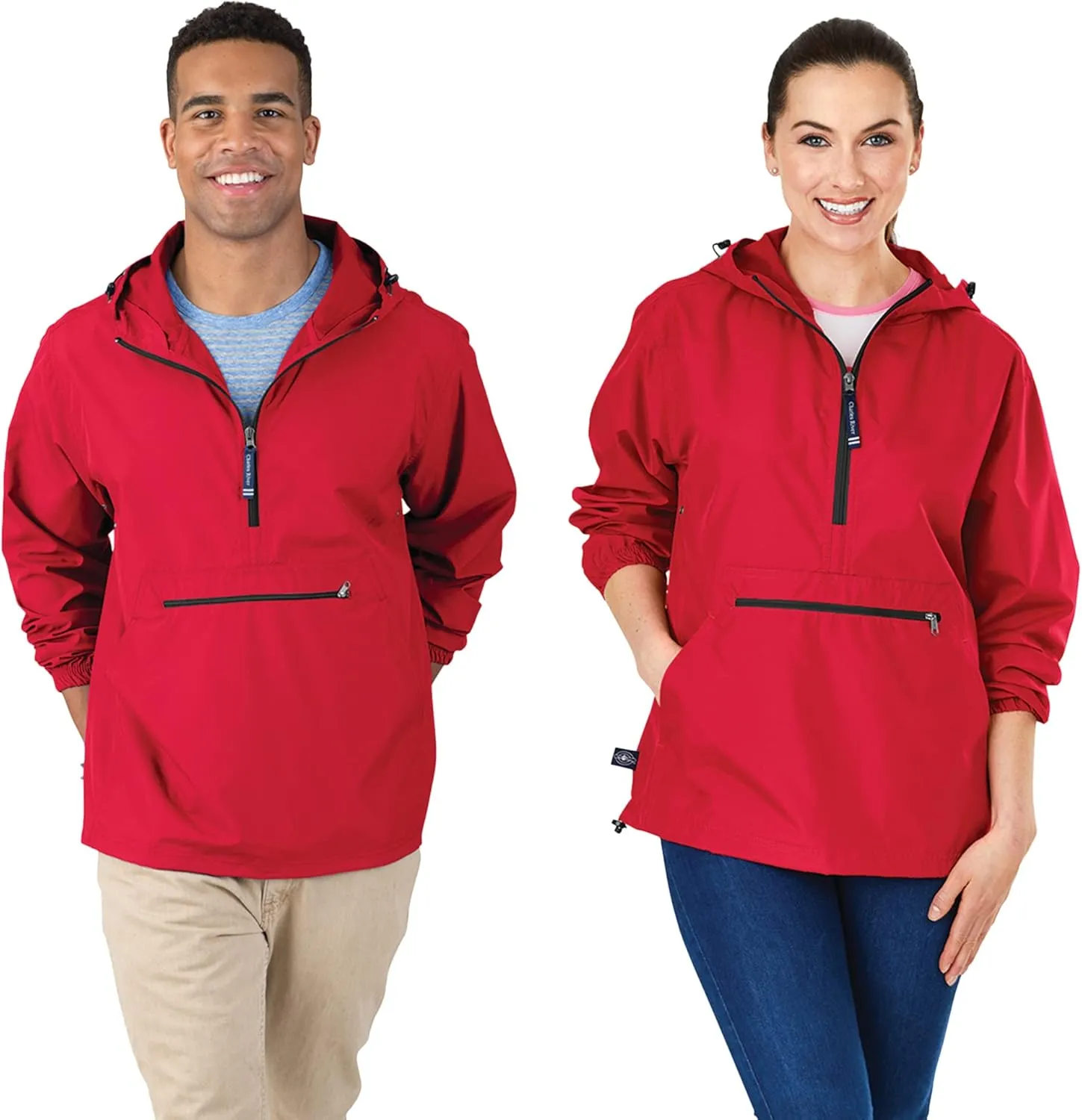Charles River Pack-n-go Wind & Water-resistant Pullover (Reg/Ext Sizes)