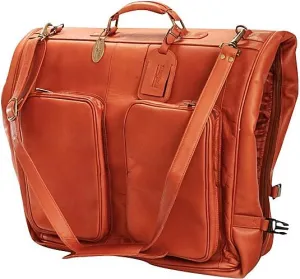 Claire Chase Garment Bag, Saddle, One Size