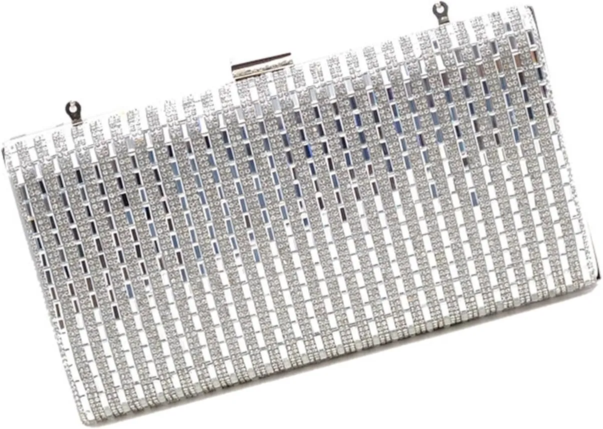 Clutch Purses for Women Elegant Women Evening Clutch Bag with Diamond Sequin Crystal Wedding Purse for Parties and Banquets