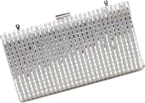 Clutch Purses for Women Elegant Women Evening Clutch Bag with Diamond Sequin Crystal Wedding Purse for Parties and Banquets