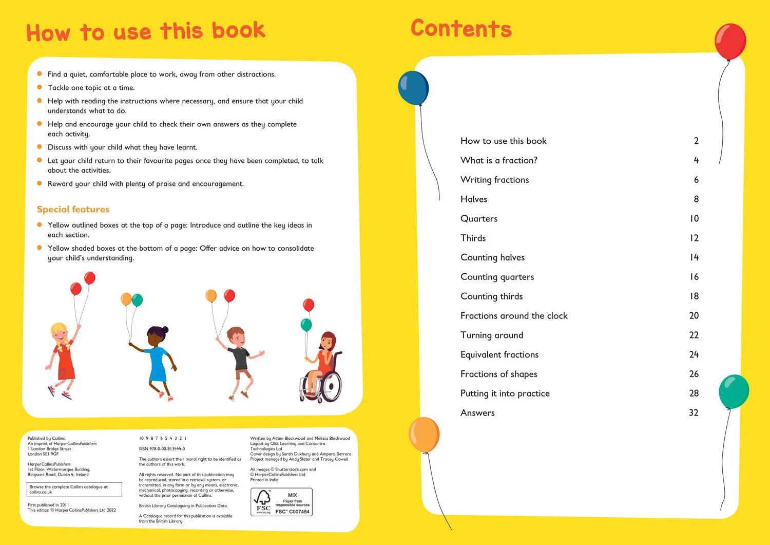 Collins Easy Learning KS1 - Fractions Ages 5-7: Ideal for home learning