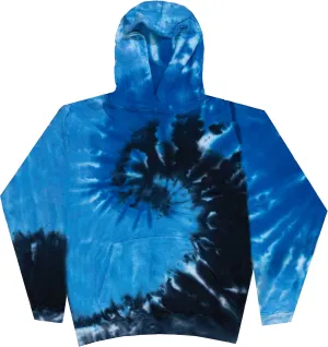 Colortone Kids Tie Dye Pullover Hoodies - Classic Fit No Drawstring Hooded Sweatshirts for Boys and Girls