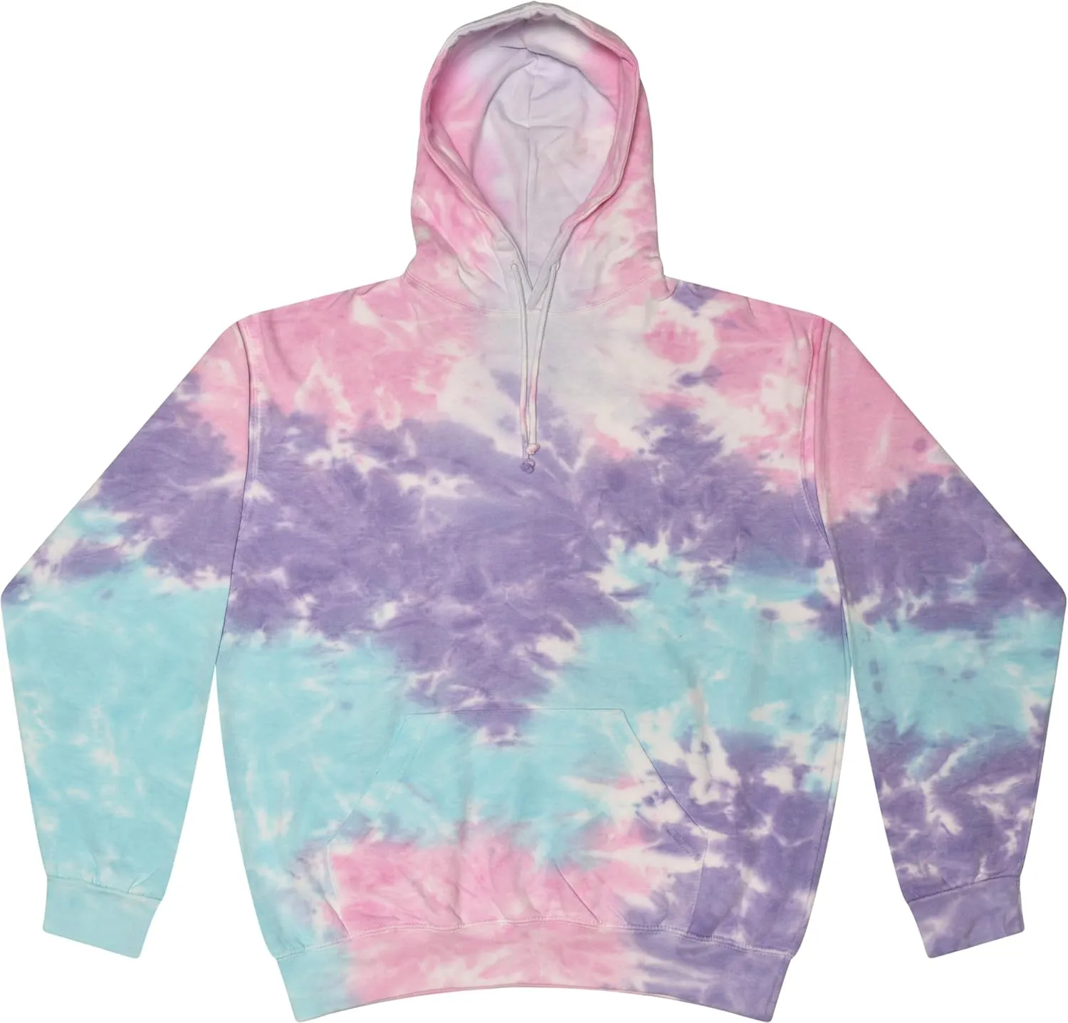 Colortone Tie Dye Pullover Hoodies for Women and Men - Classic Fit Sweatshirts
