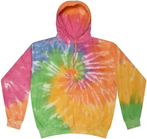 Colortone Tie Dye Pullover Hoodies for Women and Men - Classic Fit Sweatshirts