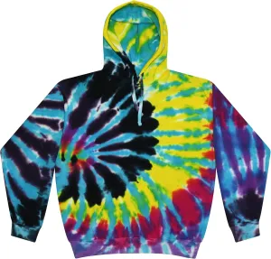 Colortone Tie Dye Pullover Hoodies for Women and Men - Classic Fit Sweatshirts